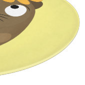 Niedliche Guinea Cartoon Schneidebrett (Ecke)