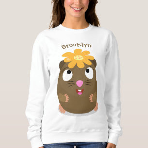 Niedliche Guinea Cartoon Sweatshirt
