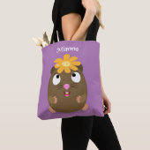 Niedliche Guinea Cartoon Tasche (Von Nahem)