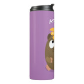 Niedliche Guinea Cartoon Thermosbecher (Nach links gedreht)