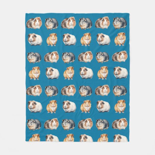 Niedliche Guinea Fleecedecke (Vorderseite)