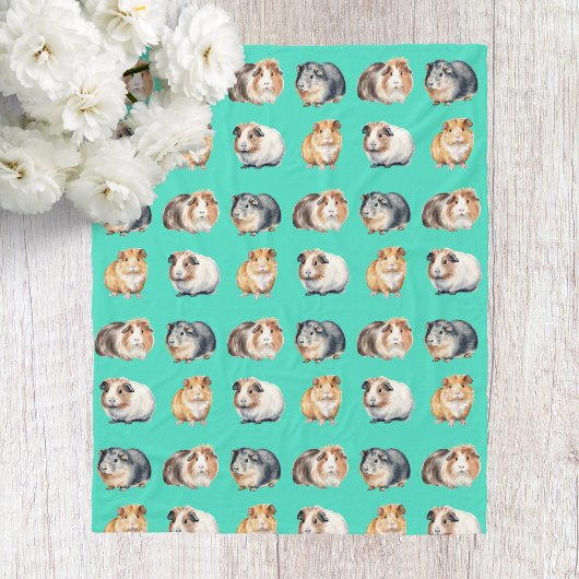 Niedliche Guinea Fleecedecke