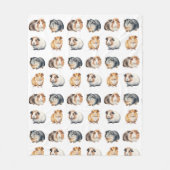 Niedliche Guinea Fleecedecke (Vorderseite)