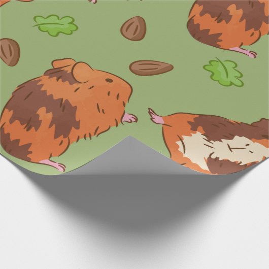 Niedliche Guinea Geschenkpapier (Ecke)