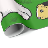 Niedliche Guinea Geschenkpapier (Rolleneckpunkt)