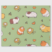 Niedliche Guinea Geschenkpapier (Flach)