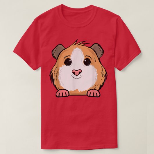 Niedliche Guinea Guinea Schweinefleisch T-Shirt (Design vorne)