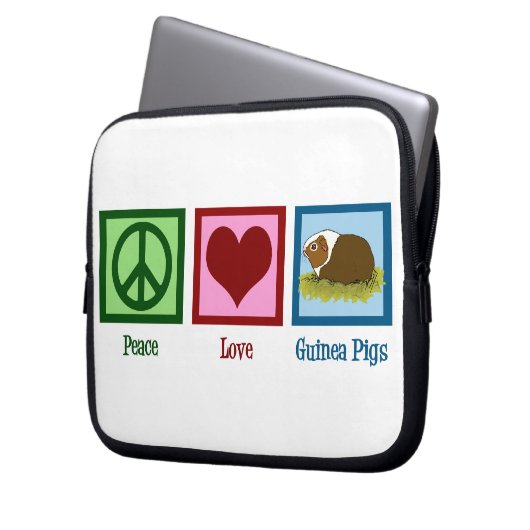 Niedliche Guinea Laptopschutzhülle (Vorderseite Links)