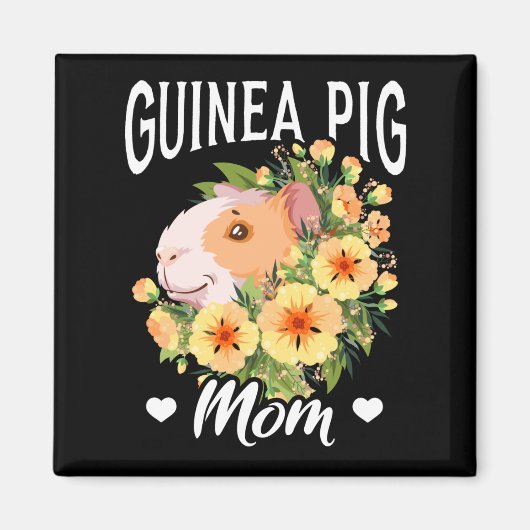 Niedliche Guinea Mama Magnet (Vorne)