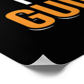 Niedliche Guinea Mama Poster (Ecke)