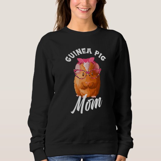 Niedliche Guinea Mama Sweatshirt (Vorderseite)