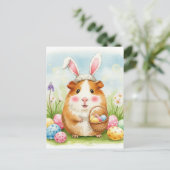 Niedliche Guinea Ostereier Postkarte (Stehend Vorderseite)