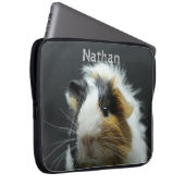 Niedliche Guinea Pig Chalkboard Personalisiert Laptopschutzhülle (Vorne Rechts)