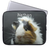 Niedliche Guinea Pig Chalkboard Personalisiert Laptopschutzhülle (Vorderseite)