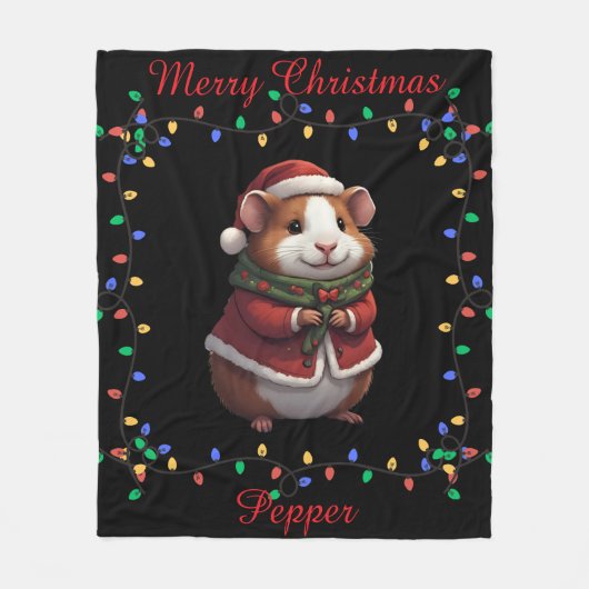 Niedliche Guinea Pig Fleece Blanket (Vorderseite)
