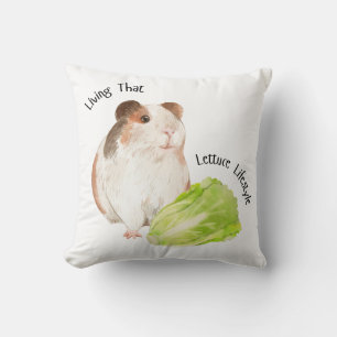 Niedliche Guinea Pig Lifestyle Funny Pate Zitat Kissen