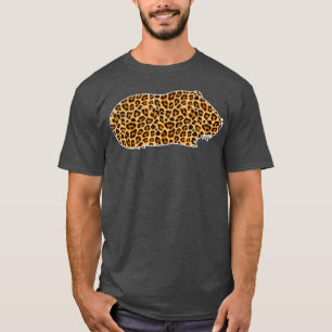 Niedliche Guinea Pig Lover Pet Tier Druckleopard G T-Shirt