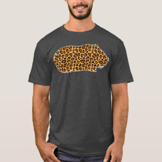 Niedliche Guinea Pig Lover Pet Tier Druckleopard G T-Shirt