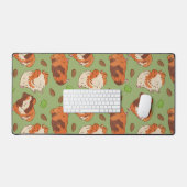 Niedliche Guinea Pig Muster Schreibtischmatte (Tastatur & Maus)