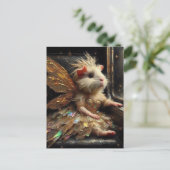 Niedliche Guinea Pig Postkarte (Stehend Vorderseite)