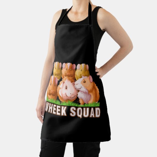 Niedliche Guinea Pig Whead Squad Pet Lover Schürze (InSitu)