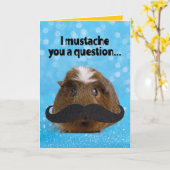 Niedliche Guinea Schwein - Ich Mustae Ihnen eine F Karte (Gelbe Blume)