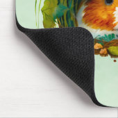 Niedliche Guinea Schwein Verstecken in den Busen Mousepad (Ecke)