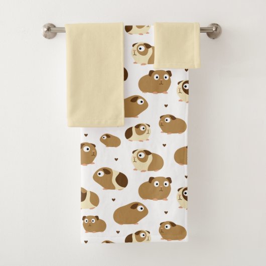 Niedliche Guinea Schweine Badetuch Set (Insitu)