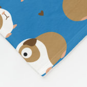 Niedliche Guinea Schweine Fleece Blanket (Ecke)