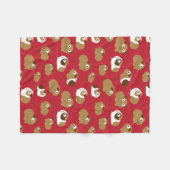 Niedliche Guinea Schweine Fleece Blanket (Vorderseite (Horizontal))