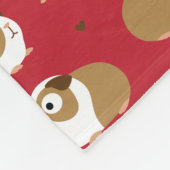 Niedliche Guinea Schweine Fleece Blanket (Ecke)