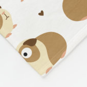 Niedliche Guinea Schweine Fleece Blanket (Ecke)