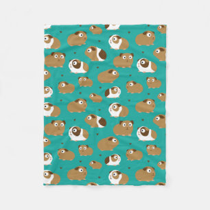 Niedliche Guinea Schweine Fleece Blanket