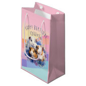 Niedliche Guinea Schweine Haustiere Tiere Hübsch H Kleine Geschenktüte (Vorderseite Schrägansicht)