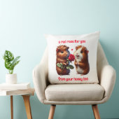 Niedliche Guinea Schweine in Liebe Austausch einer Kissen (Stuhl )