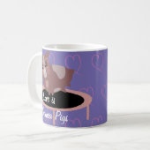 Niedliche Guinea Schweine Kaffeetasse (Vorderseite Links)