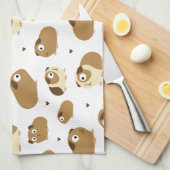 Niedliche Guinea Schweine Küchentücher (Viertel Falte)