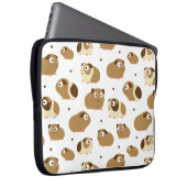 Niedliche Guinea Schweine Laptop-Sieb Laptopschutzhülle (Vorne Rechts)