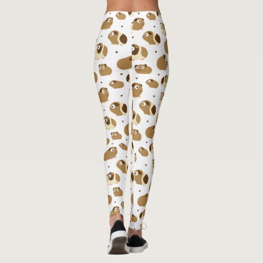Niedliche Guinea Schweine Leggings (Rückseite)