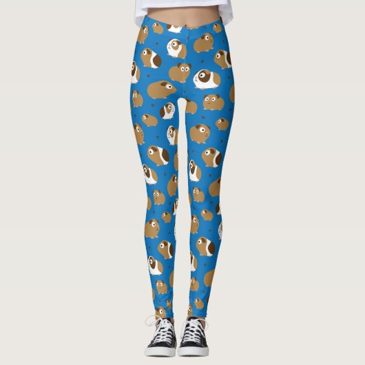Niedliche Guinea Schweine Leggings (Vorderseite)