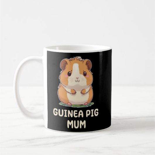 Niedliche Guinea Schweine Mutter Mama Mutter Mutte Kaffeetasse (Links)