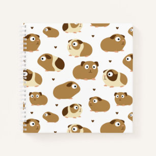 Niedliche Guinea Schweine Notebook Notizblock