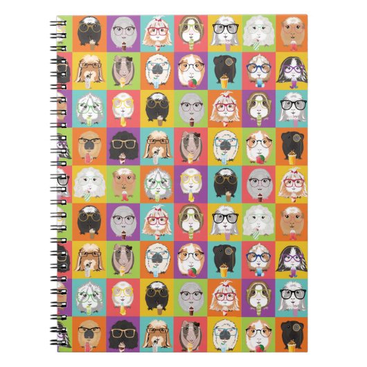 Niedliche Guinea Schweine Notizblock (Vorderseite)