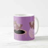 Niedliche Guinea Schweine Übung Kaffeetasse (VorderseiteRechts)