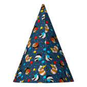 Niedliche Guinea Schweine und Ballons Geburtstagsp Partyhütchen (Rückseite)