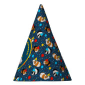 Niedliche Guinea Schweine und Ballons Geburtstagsp Partyhütchen (Rechts)