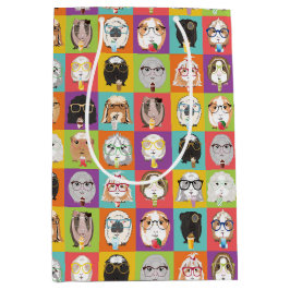 Niedliche Guinea Schweinebag Mittlere Geschenktüte