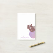 Niedliche Guinea Schweineball Post-it Klebezettel (Auf Schreibtisch)