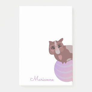 Niedliche Guinea Schweineball Post-it Klebezettel