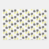 Niedliche Guinea Schweineborloons Geburtstag Geschenkpapier Set (Vorderseite 3)